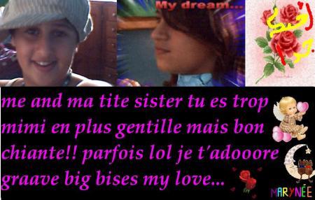 c'est avec ma soeur marynee